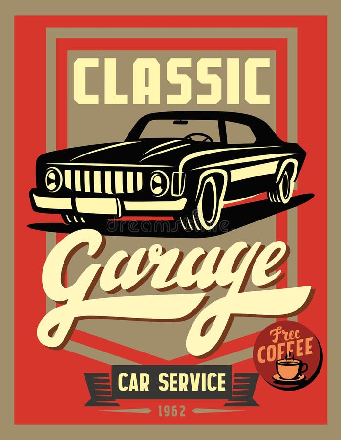 Vector retro car vector illustration Vector retro car vector illustration