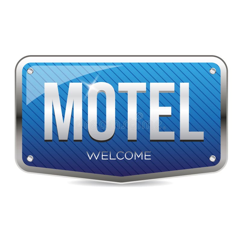 Vector retro de la muestra del motel libre illustration Vector retro de la muestra del motel libre illustration