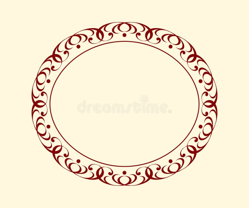 Vector Retro Frames .Vector Illustration.Brown Beige. Stock Vector