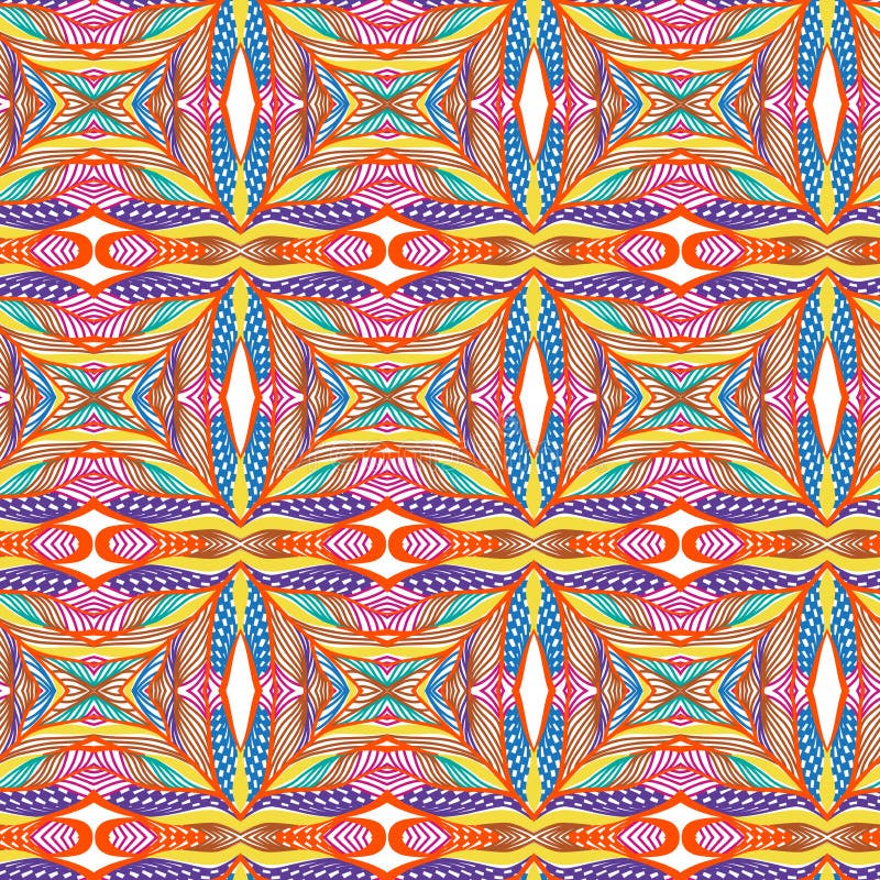 Vector retro patroon van geometrische vormen Naadloze abstracte textuur EPS10