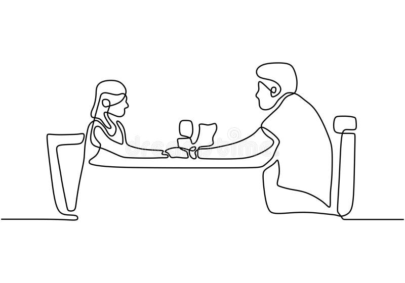Restaurant Couple Love Date Romantic Concept Hand Drawn Man And Woman  On A Date In Restaurant Concept Sketch Isolated Vector Illustration  Royalty Free SVG Cliparts Vectors And Stock Illustration Image  124112987