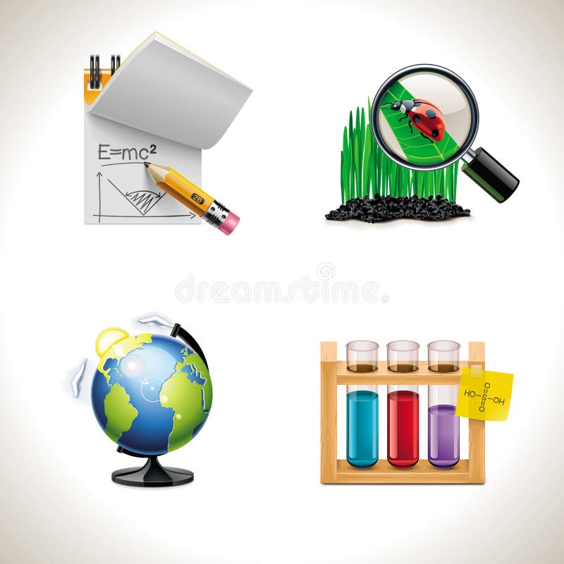 Vector school icons. Part 3 vector illustration Vector school icons. Part 3 vector illustration