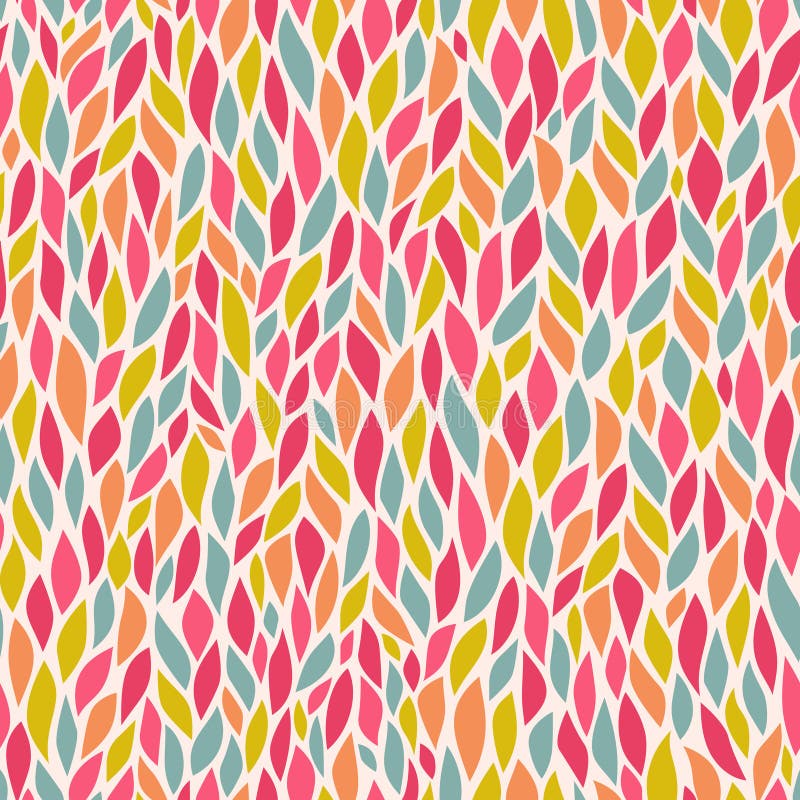 Vector seamless abstract hand-drawn pattern, leaf backdrop, Endless background. Ethnic seamless pattern. Vector backdrop. Bright pattern. Vector abstract seamless pattern vectors