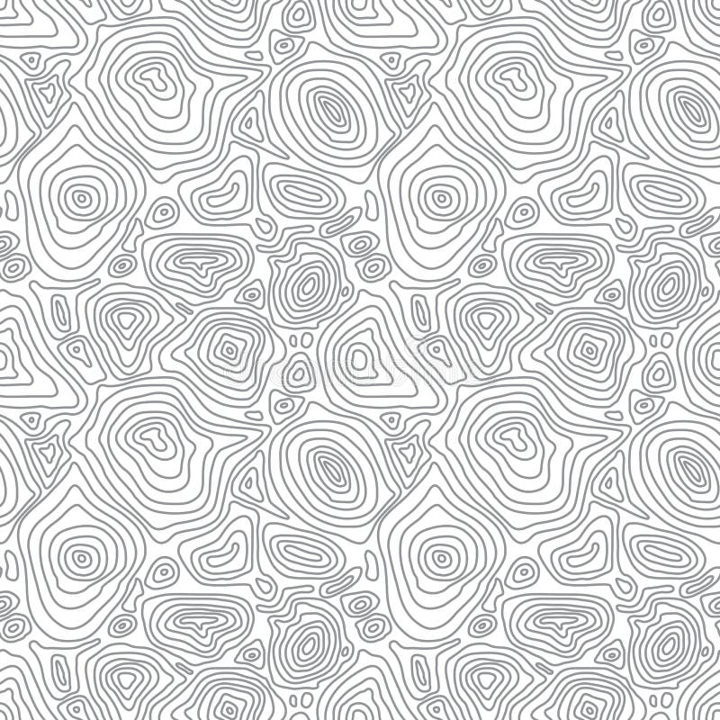Vector seamless abstract simple pattern with conce vector illustration