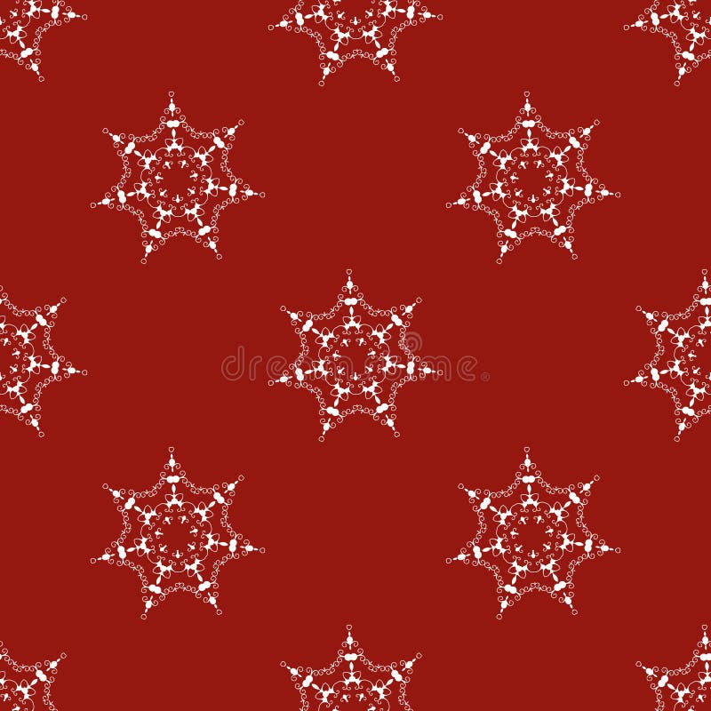 Vector Seamless Arabic Pattern With Rounded Elements Background In Red Colors Fabric Texture Stock Vector Illustration Of Pattern Ornament 72792186
