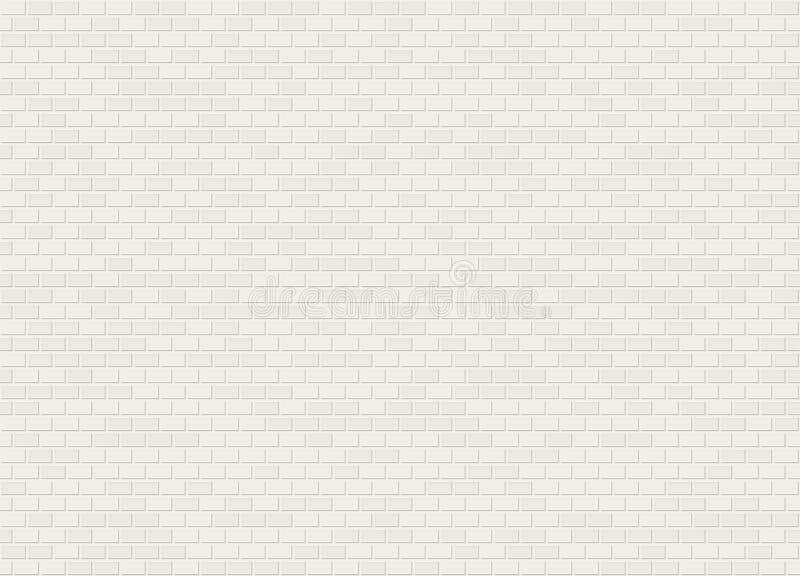 Vector Seamless Header Bond White Brick Wall Texture Stock Vector