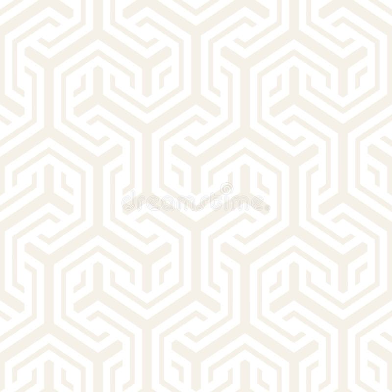 Vector Seamless Interlacing Lines Pattern Repeating Geometric