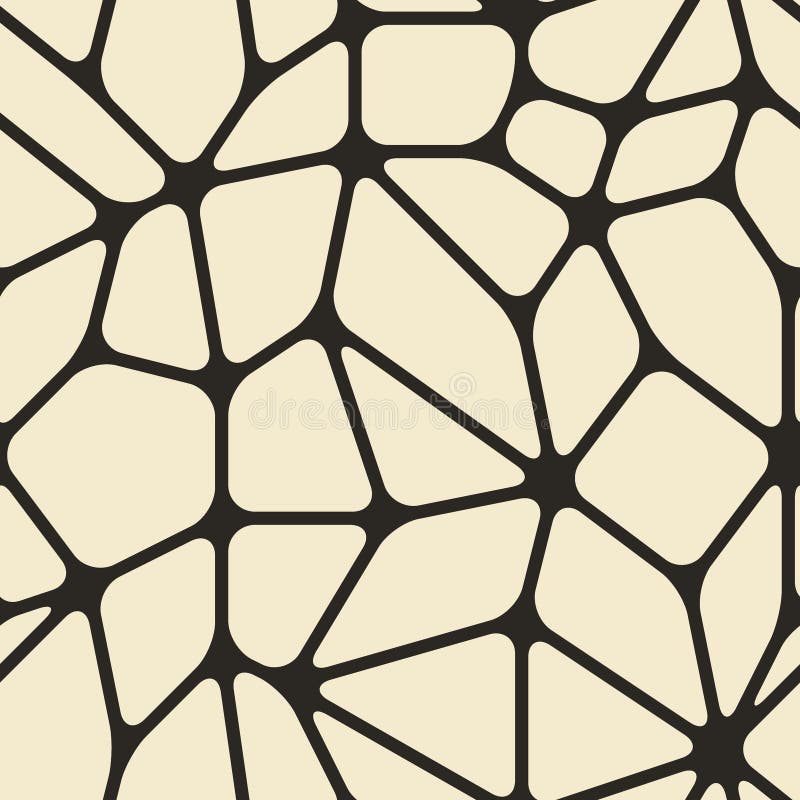 Vector seamless monochrome smooth mesh pattern vector illustration