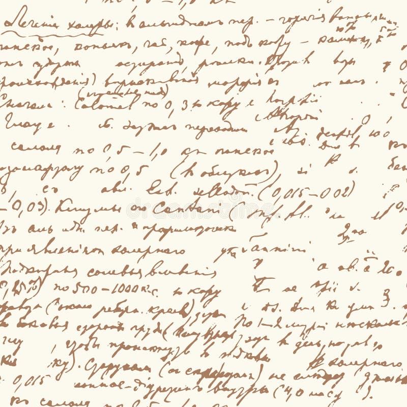 Vector seamless pattern with abstract handwriting text. Vintage script. Awesome seamless pattern for your design stock illustration Vector seamless pattern with abstract handwriting text. Vintage script. Awesome seamless pattern for your design stock illustration