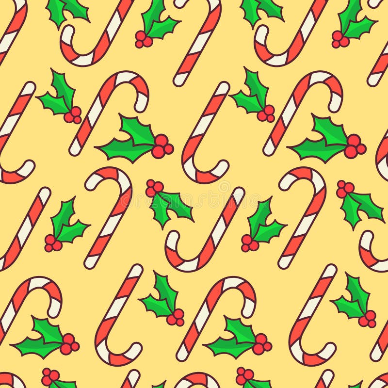 Abstract Holly Wrapping Paper