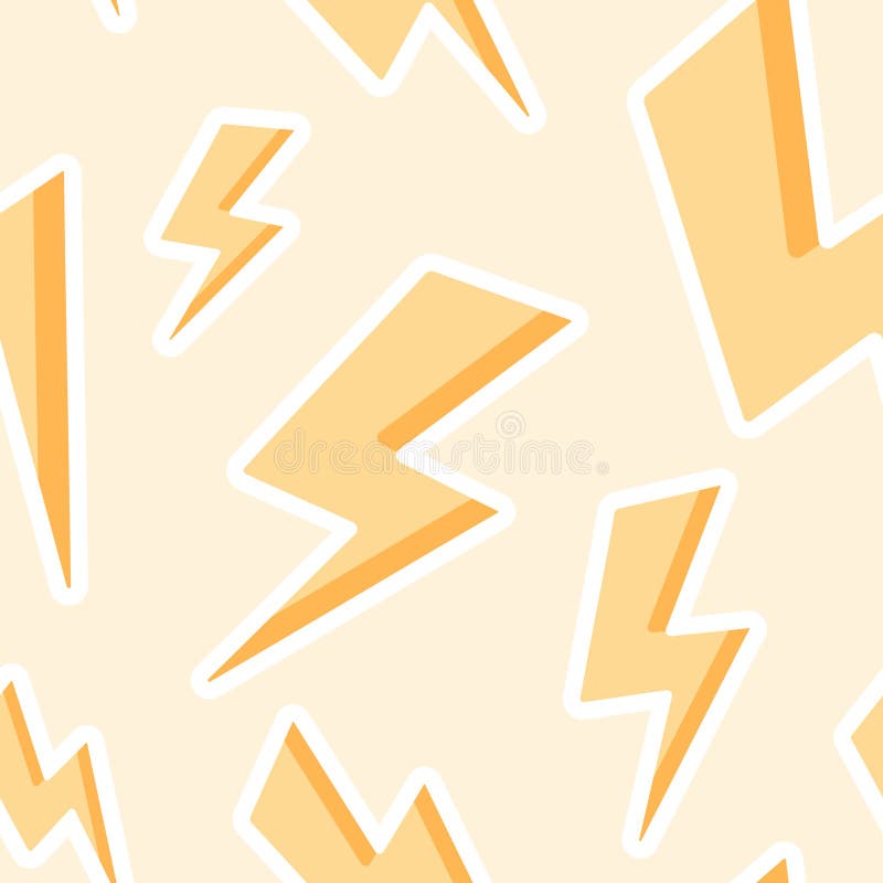Cute Lightning Bolts Stock Illustrations 85 Cute Lightning Bolts