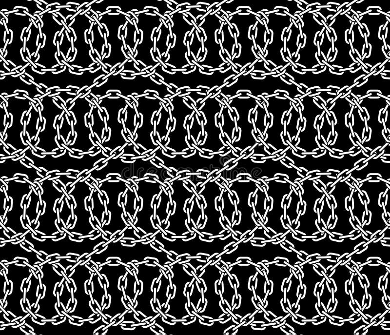 Vector Seamless Pattern of Chains Stock Vector Illustration of element, connection 76020445
