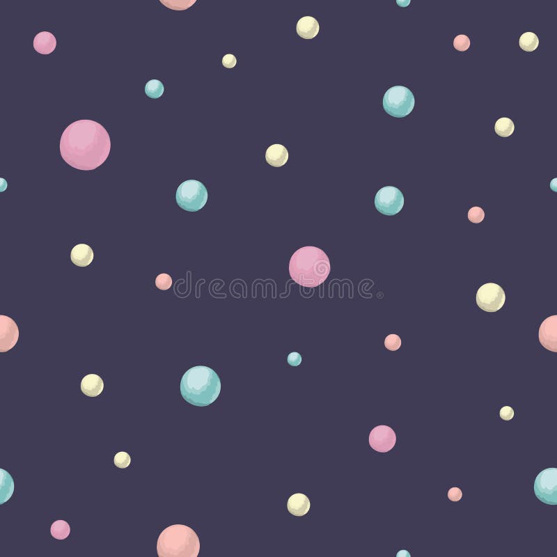 Vector seamless pattern with colored circles. stock illustration Vector seamless pattern with colored circles. stock illustration