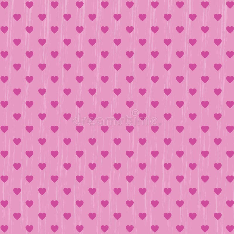 Vector seamless pattern with hearts and dots, romantic wallpaper, grunge background for mother`s day or valentine`s day, 8th march royalty free illustration Vector seamless pattern with hearts and dots, romantic wallpaper, grunge background for mother`s day or valentine`s day, 8th march royalty free illustration