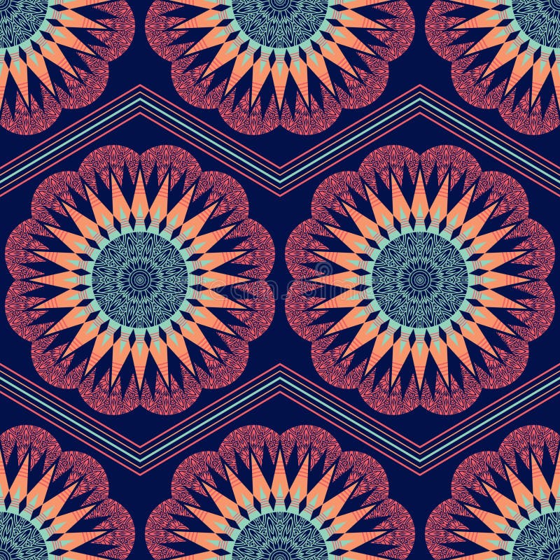 Vector seamless pattern stock illustration