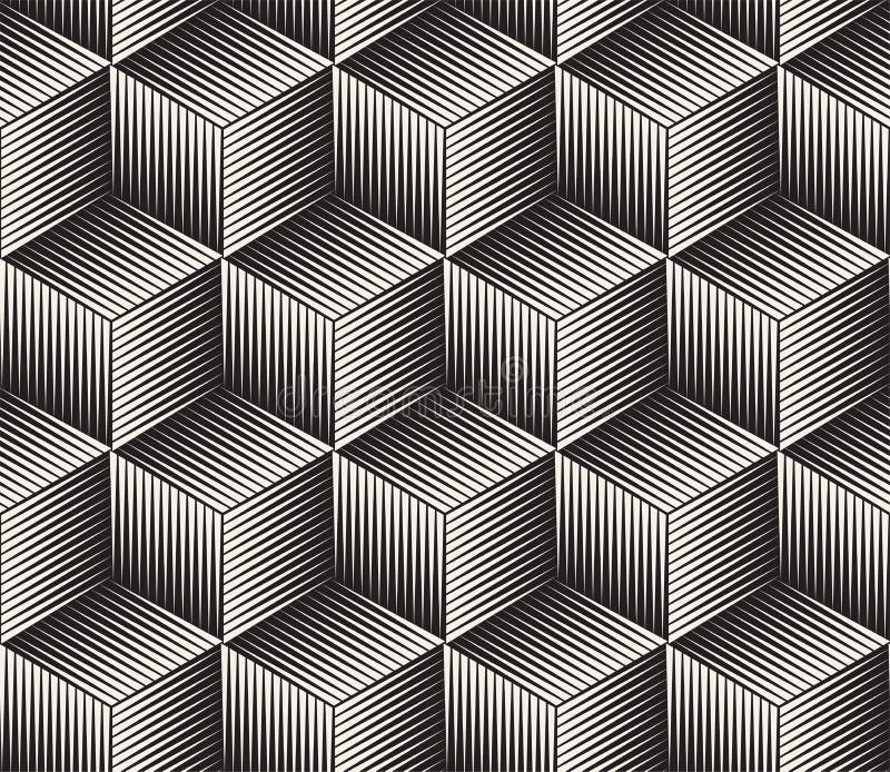 Vector seamless pattern. Modern stylish abstract texture. Repeating geometric tiles