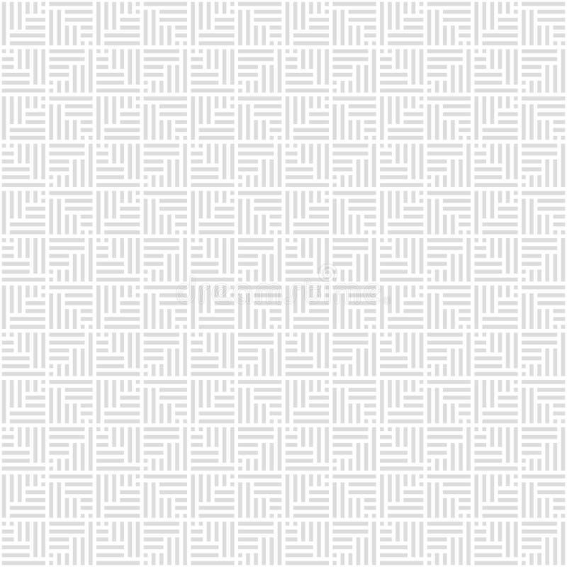 Vector seamless pattern. Modern stylish texture. Repeating geometric square tiles. royalty free illustration