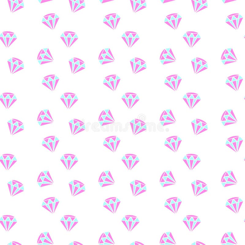Vector seamless retro pattern, with diamonds. Can be used for wallpaper, pattern fills, web page background, surface textures royalty free illustration