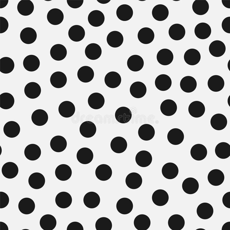Vector seamless simple pattern. Modern stylish texture with randomly disposed circles. Repeating abstract minimalistic royalty free illustration Vector seamless simple pattern. Modern stylish texture with randomly disposed circles. Repeating abstract minimalistic royalty free illustration