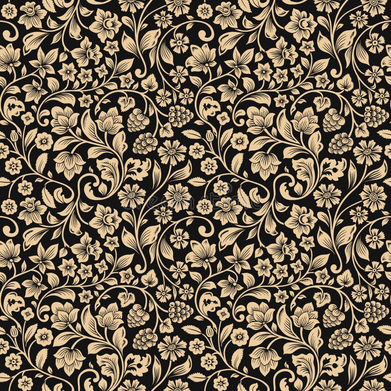 Seamless Beige Lace Background With Floral Pattern Royalty Free SVG,  Cliparts, Vectors, and Stock Illustration. Image 91901470.
