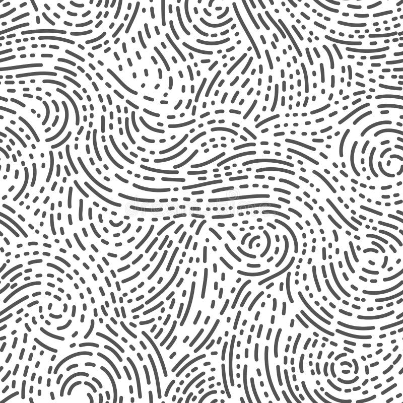 Vector pattern of lines and dots stock illustration