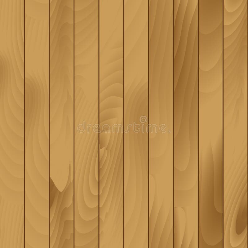 Vector Seamless Wood Plank Texture Background Stock Vector by