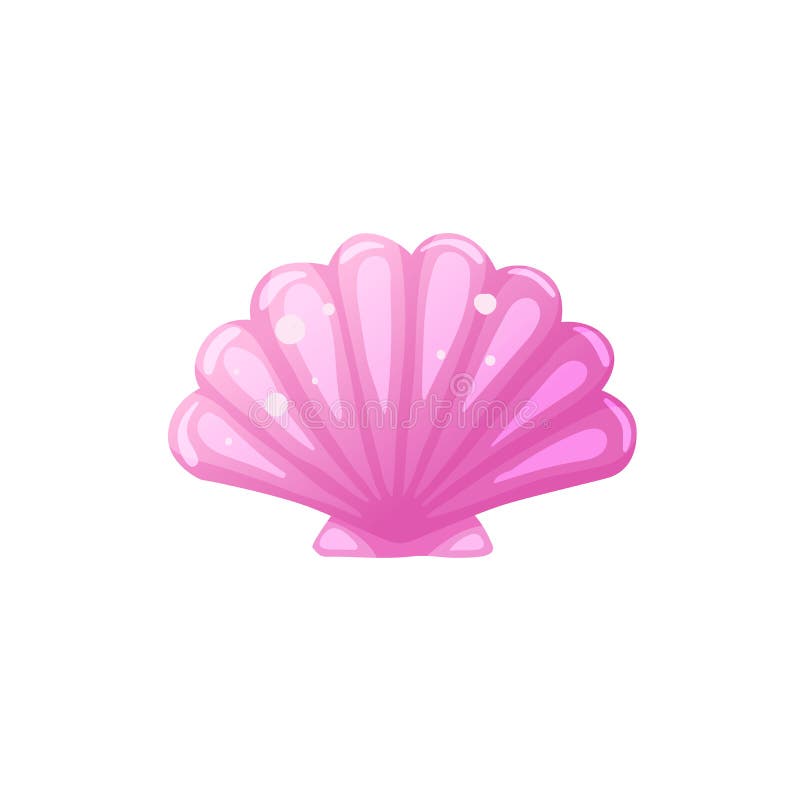 Vector seashell icon stock vector. Illustration of element - 93161865