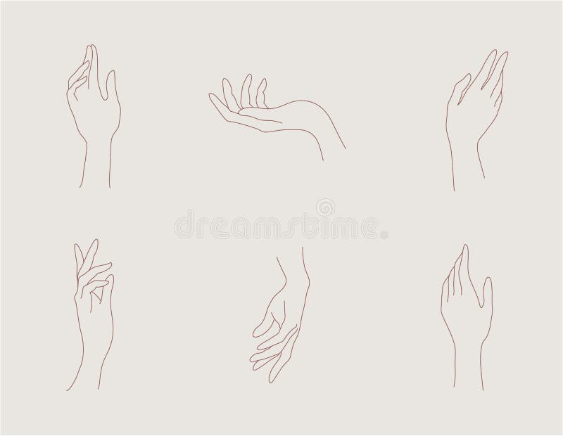 Vector Set Of Abstract Hand Logo Design Template In Linear Style Holding Hands Tattoo And Sticker Design Elements Stock Vector Illustration Of Isolated Element Vector Set Of Abstract Hand Logo Design Template In Linear Style Holding Hands Tattoo And Sticker Design Elements Stock Vector Illustration Of Isolated Element
