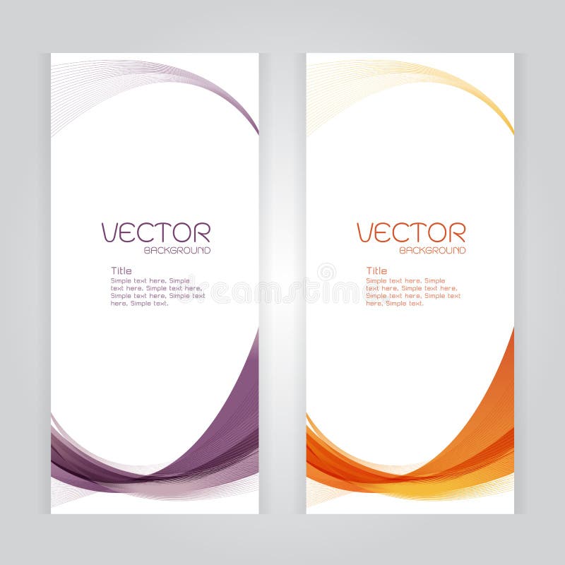 Vector set background Abstract header Violet orange wave whit vector vector illustration Vector set background Abstract header Violet orange wave whit vector vector illustration
