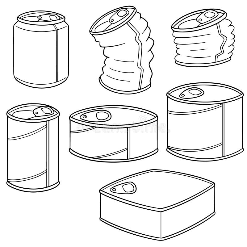 Vector set of soda stock vector. Illustration of draw - 117690857