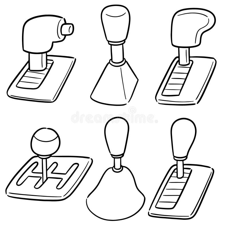 Vector Set of Car Transmission Stock Vector - Illustration of automatic, shifter: 132817542 Vector Set of Car Transmission Stock Vector - Illustration of automatic, shifter: 132817542