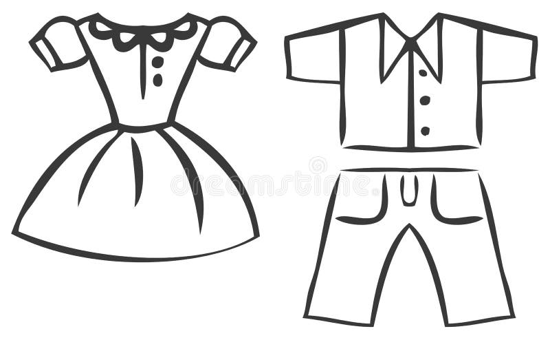 Vector Set of Cartoon Clothes Stock Vector - Illustration of fashion, sketch: 57296476 Vector Set of Cartoon Clothes Stock Vector - Illustration of fashion, sketch: 57296476