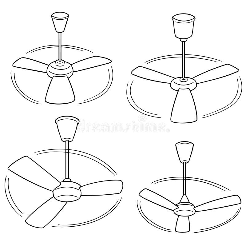 Ceiling Fan Clip Art Stock Illustrations 16 Ceiling Fan