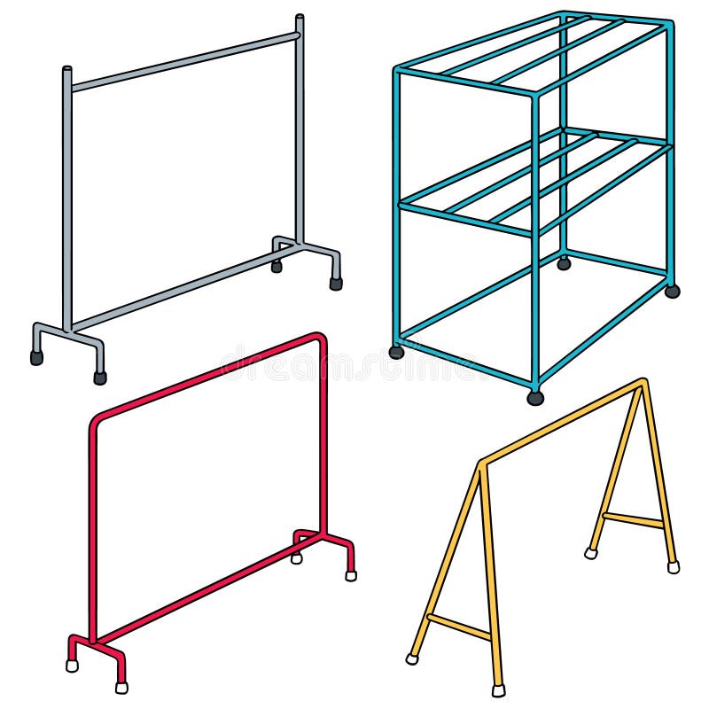 Store rack. Vector drawing stock vector. Illustration of bookstore