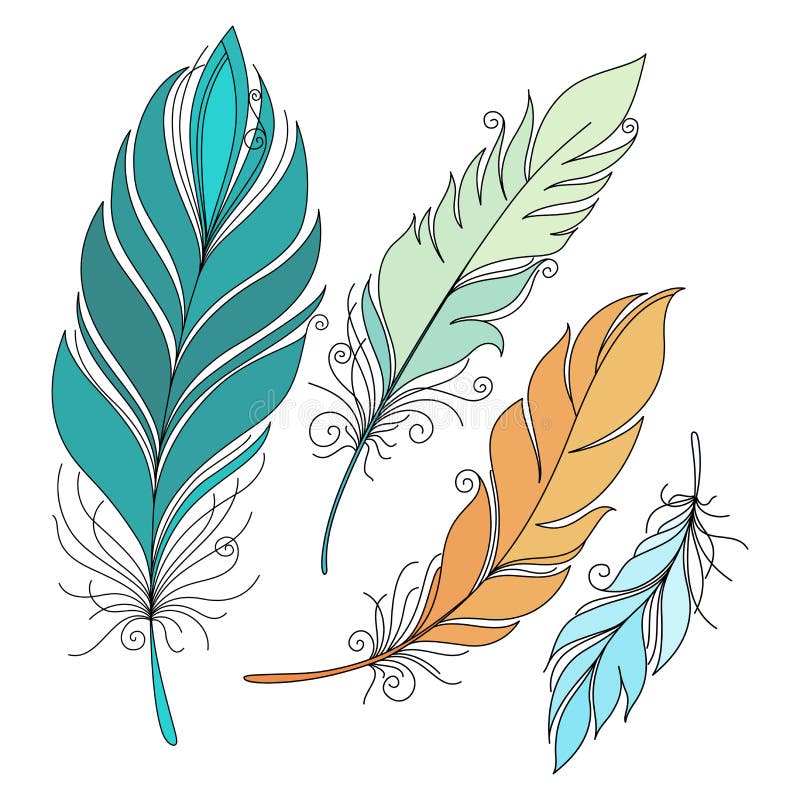 Feathers Stock Illustrations – 149,868 Feathers Stock Illustrations,  Vectors & Clipart - Dreamstime