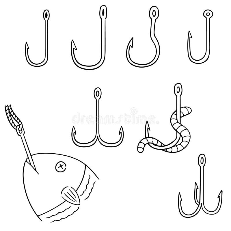 Fishing Hook Set Vector Stock Illustrations – 13,591 Fishing Hook Set Vector  Stock Illustrations, Vectors & Clipart - Dreamstime