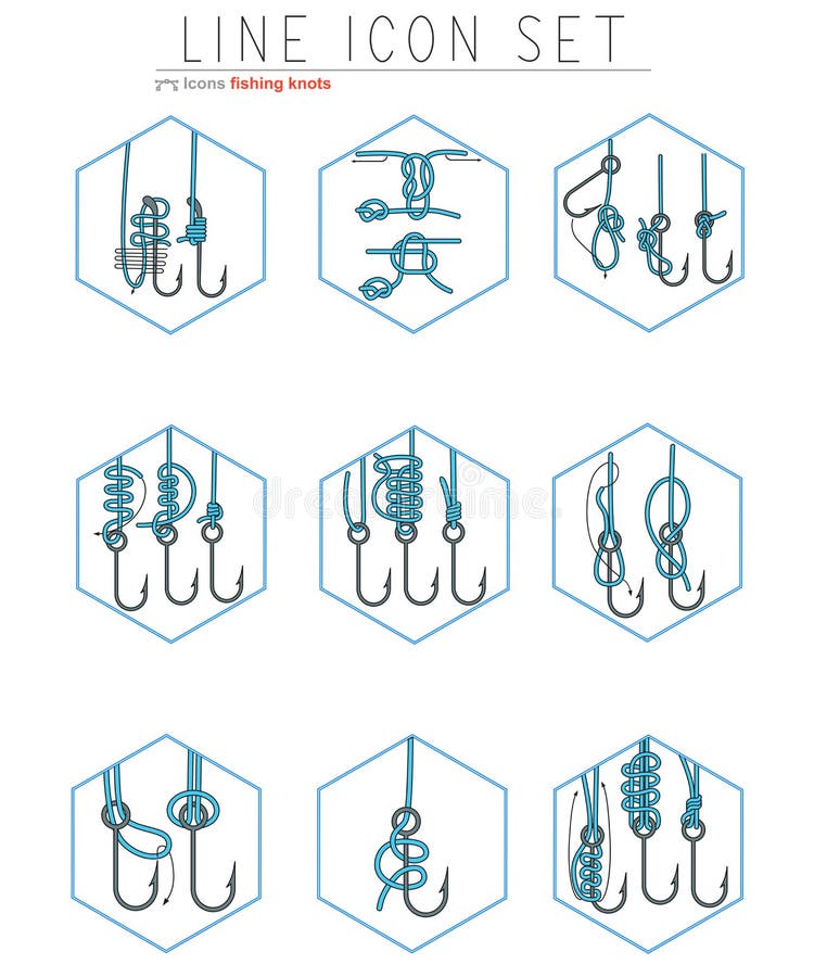 Fishing Line Knots Stock Illustrations – 175 Fishing Line Knots Stock  Illustrations, Vectors & Clipart - Dreamstime