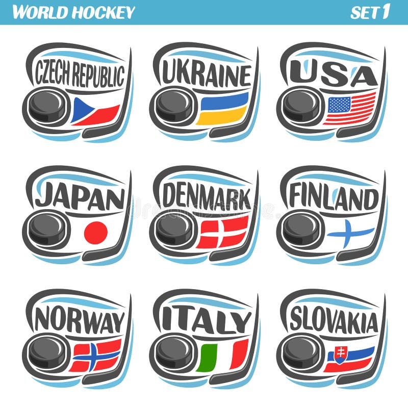 Vector Set Flags Of European Countries With Ice Hockey Puck Stock Vector Illustration Of Country Flag Vector Set Flags Of European Countries With Ice Hockey Puck Stock Vector Illustration Of Country Flag