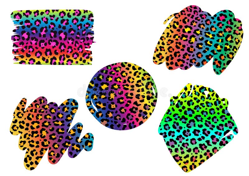 Leopard Rainbow Stock Illustrations – 1,126 Leopard Rainbow Stock