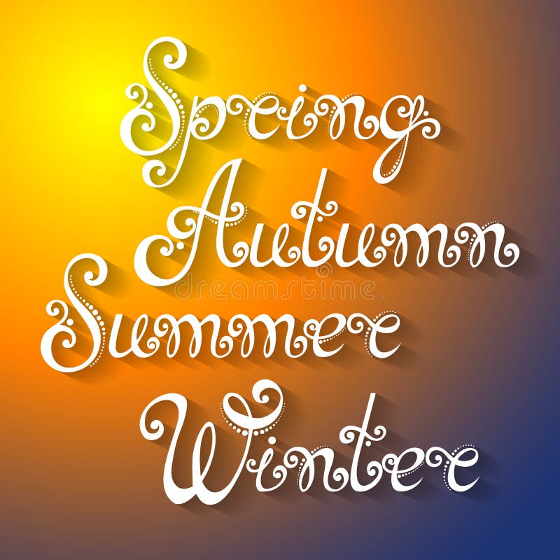 Names Hand Lettering (vector) Stock Vector - Illustration of handdrawn