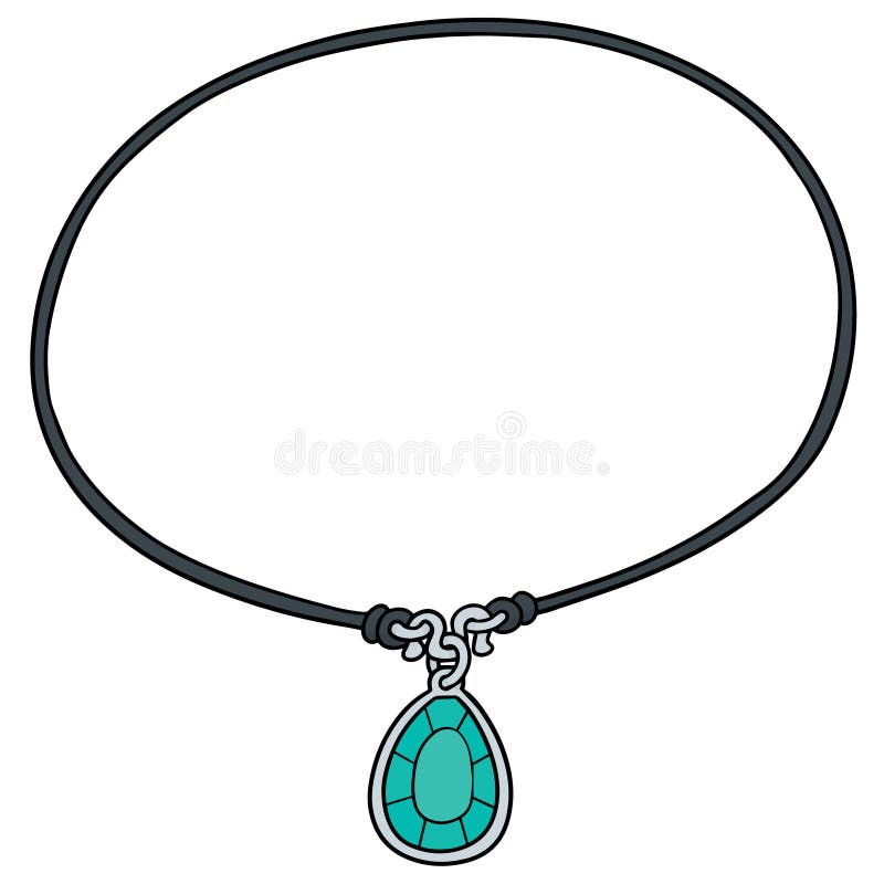 Vector set of necklace stock vector. Illustration of luxury - 119337949