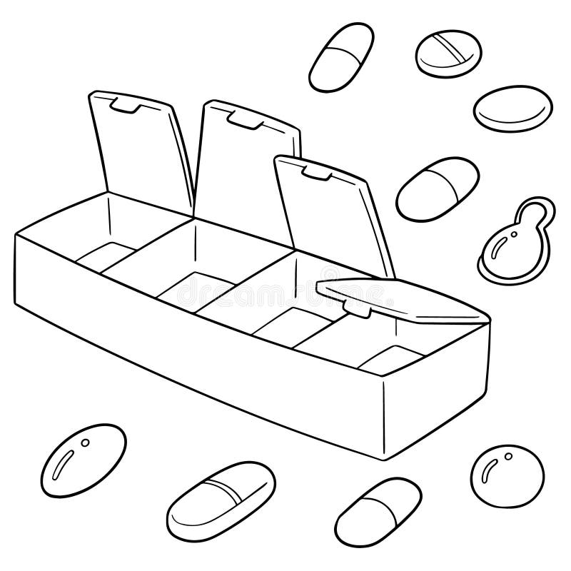 Medicine pill box Vectors & Illustrations for Free Download