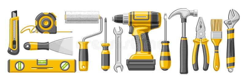 Vector set of Repair Tools