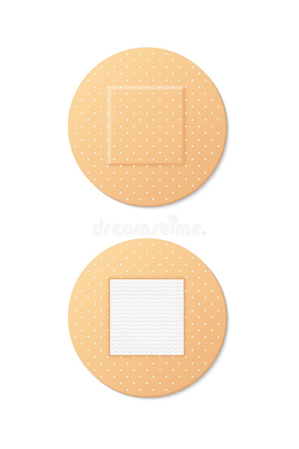 Medical patch isolated on white background Stock Illustration by  ©katerinkan #128482084
