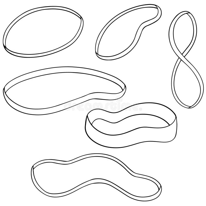 Rubber Band Vector Art & Graphics