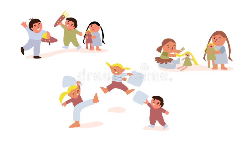 350+ Brother Fight Stock Illustrations, Royalty-Free Vector Graphics & Clip  Art - iStock