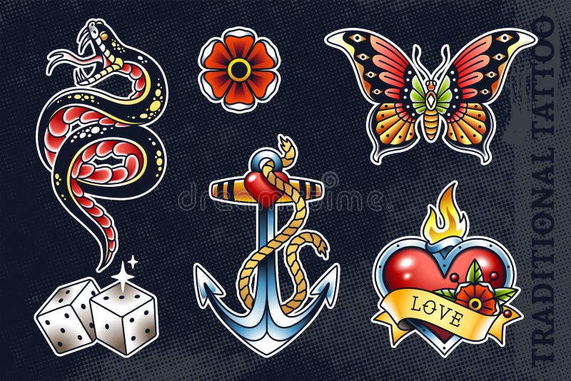 Old School Tattoo PNG Images, Old School Tattoo Clipart Free Download