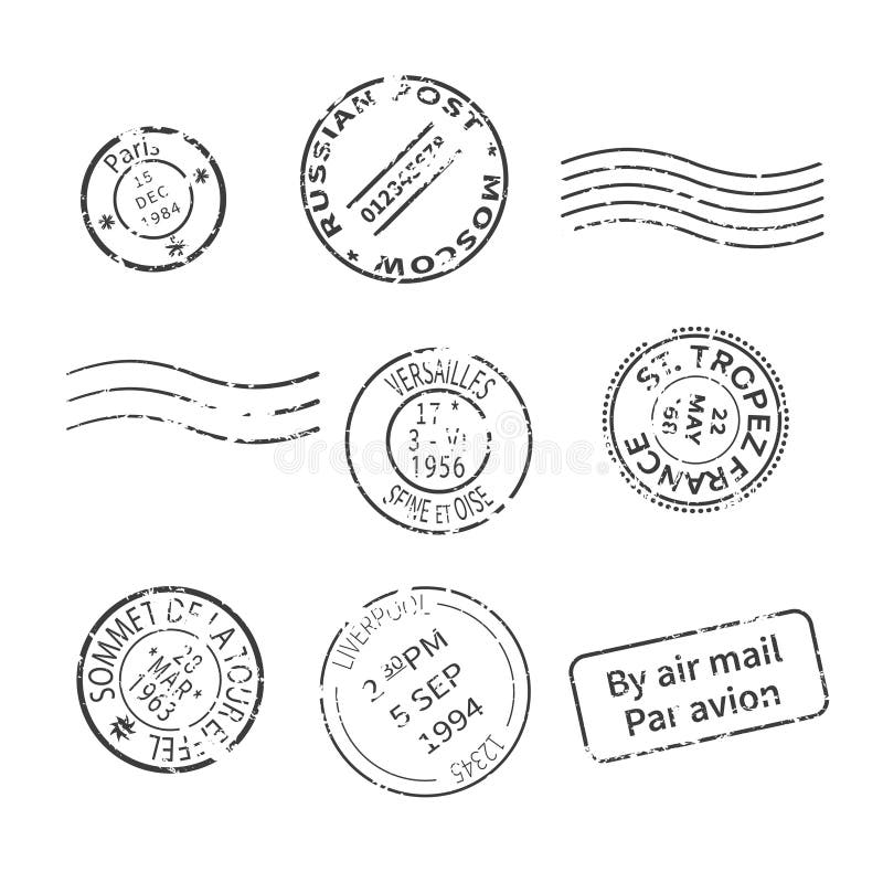 Штамп почта россии образец