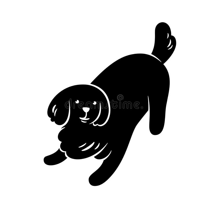 Dog Playing Silhouette Stock Illustrations 1 733 Dog Playing Silhouette Stock Illustrations 