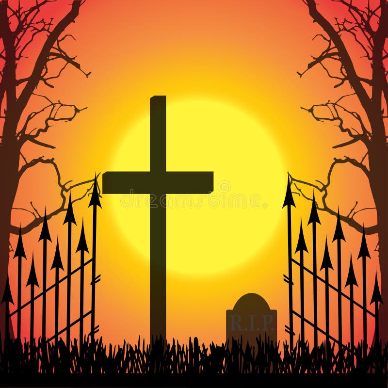 Cross on tombstone stock image. Image of grave, death - 32197029